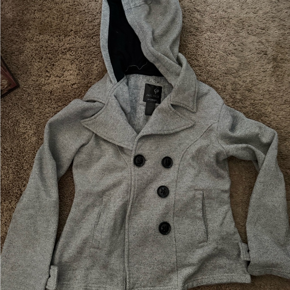 Full Tilt Gray Hooded Jacket